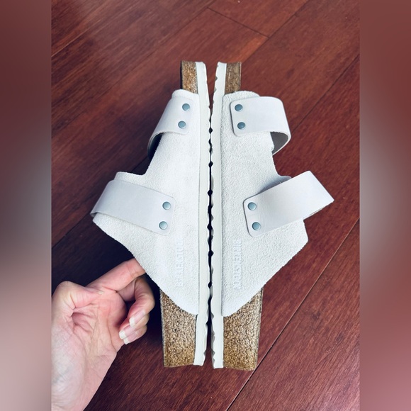 Birkenstock Men Uji Slide Sandals in Antique White various - Picture 7 of 12